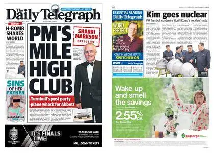 The Daily Telegraph (Sydney) – September 04, 2017