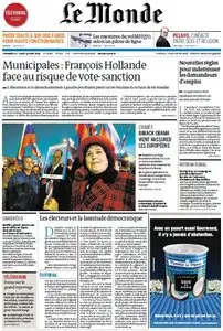 Le Monde du Dimanche/Lundi, 23./24. Mars 2014