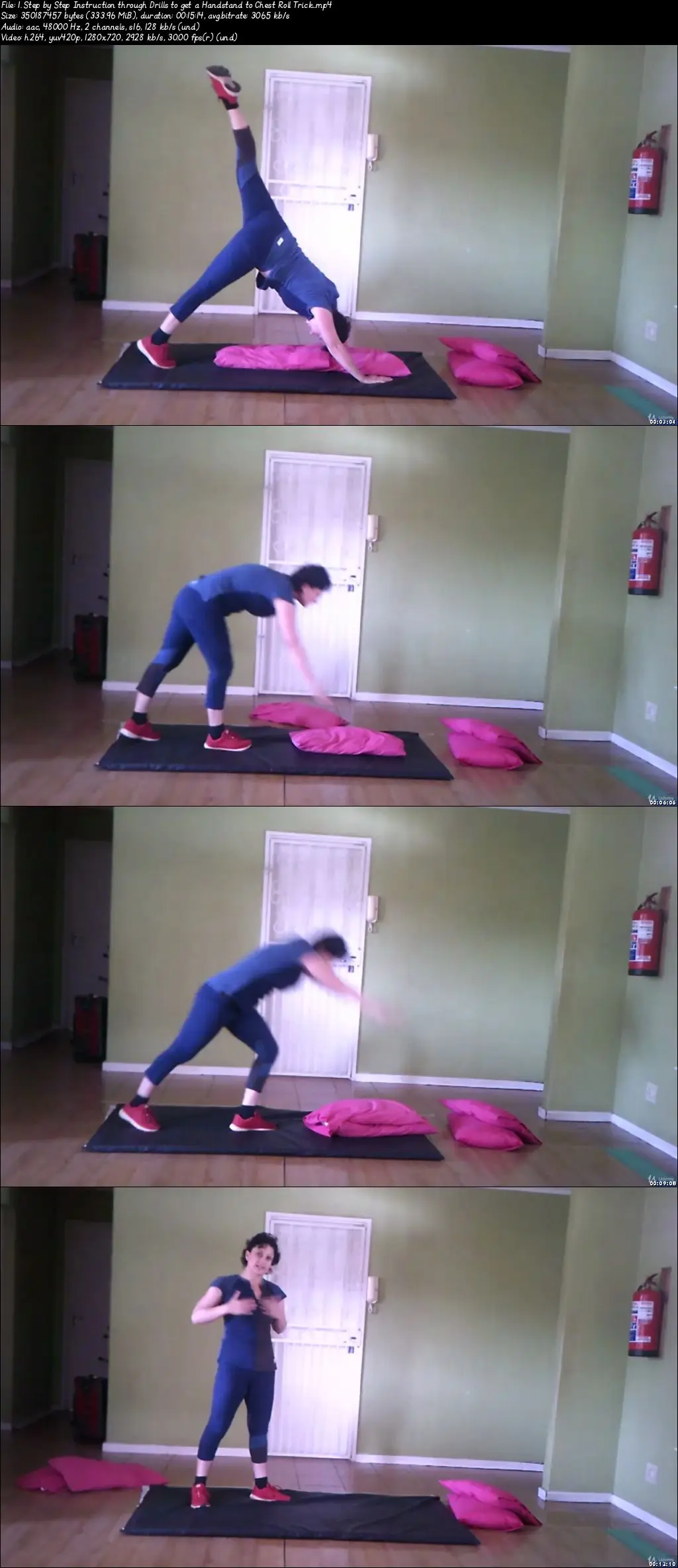 Basic to Pre-Intermediate Tumbling (Gymnastics, Acrobatics)