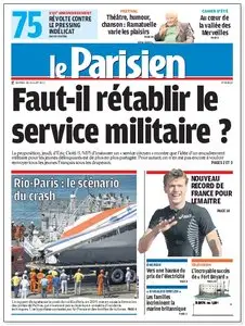 Le Parisien + cahier Paris - Samedi 30 juillet 2011