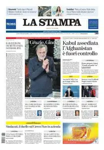 La Stampa Torino Provincia e Canavese - 14 Agosto 2021