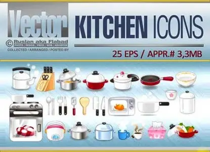 Kitchen Vector Icons