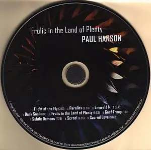 Paul Hanson - Frolic In The Land Of Plenty (2008) {Abstract Logix}
