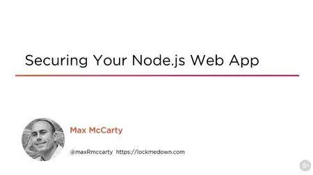 Securing Your Node.js Web App