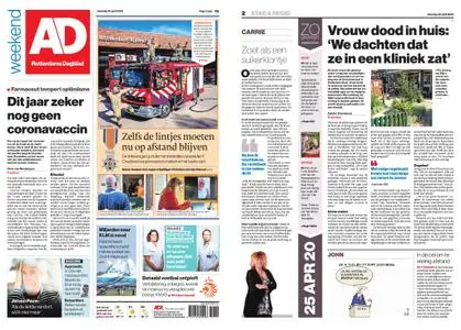 Algemeen Dagblad - Rotterdam Stad – 25 april 2020