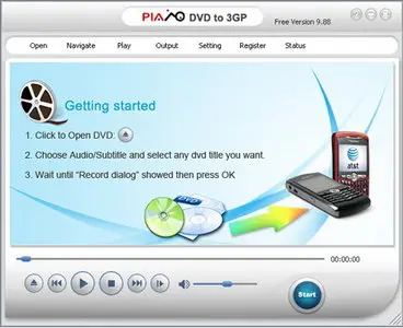 Plato DVD to 3GP Converter 12.05.01