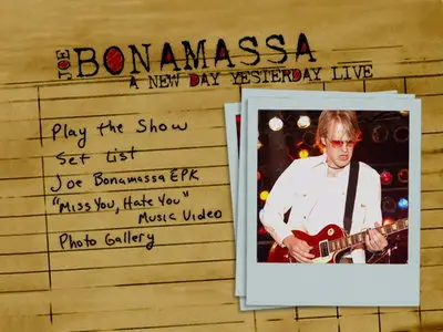 Joe Bonamassa - A New Day Yesterday Live (2002)