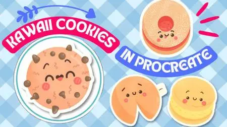 How to Draw Kawaii Sticker Illustrations: Cute Cookies