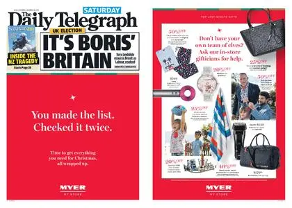 The Daily Telegraph (Sydney) – December 14, 2019