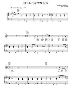 Full Grown Boy - Tom Petty & the Heartbreakers, Tom Petty and the Heartbreakers (Piano-Vocal-Guitar)