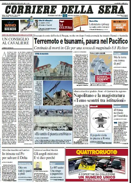 Il Corriere della Sera (28-02-10)