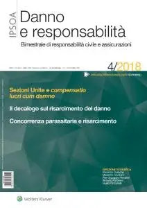 Danno e Responsabilità - Agosto 2018