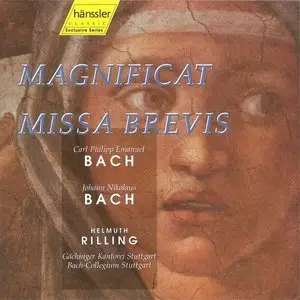C. P. E. Bach, J. N. Bach: Magnificat, Missa brevis / Bach Collegium Stuttgart, Helmuth Rilling (1995)