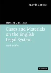 Cases and Materials on the English Legal System (Law in Context) (Repost)