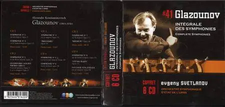 Glazunov - Symphonies (Evgeny Svetlanov) (2010) (6CD Box Set)