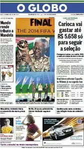 Jornal O Globo - 7 de dezembro de 2013 - Sábado