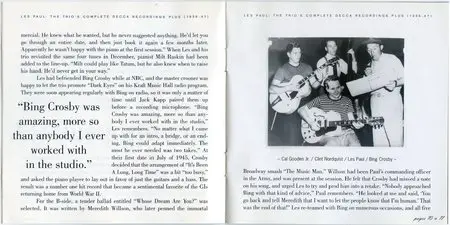 Les Paul - The Complete Decca Trios - Plus, 1936-1947 (1997) {2CD Set Decca--MCA Records MCAD2-11708}