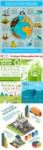 Vectors - Ecology Infographics Set 45
