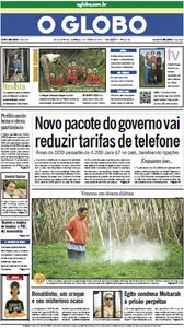 Jornal O Globo - 3 de junho de 2012 - Domingo