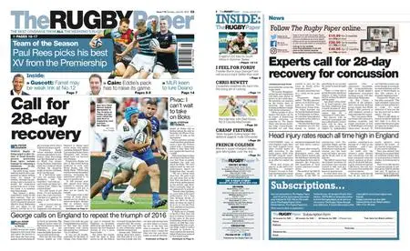 The Rugby Paper – June 26, 2022