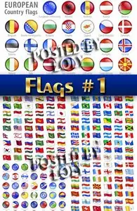 Flags of the world #1 - Stock Vector