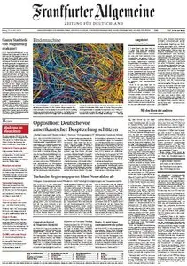 Frankfurter Allgemeine Zeitung vom Montag, 10. Juni 2013