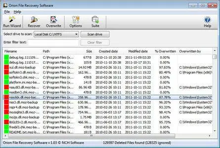 Orion File Recovery Plus 1.11 Portable