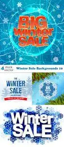 Vectors - Winter Sale Backgrounds 10