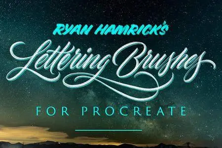 CreativeMarket - Lettering Brushes for Procreate