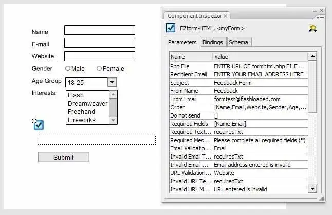 ezFormPRO (Flash component)