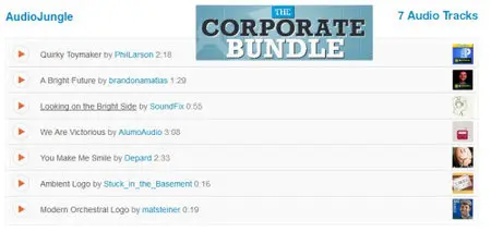 Corporate Bundle 2013 - 7 Audio Tracks (AudioJungle)