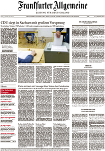 Frankfurter Allgemeine Zeitung vom Montag, 01. September 2014