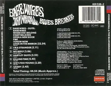 John Mayall: Bare Wires (1968) & Blues From Laurel Canyon (1968)