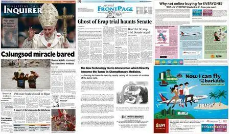 Philippine Daily Inquirer – December 26, 2011