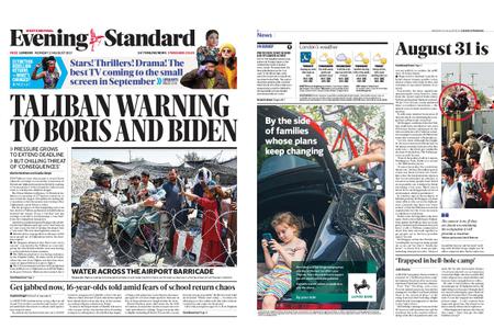 London Evening Standard – August 23, 2021
