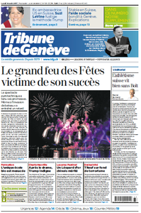 Tribune de Genève du Lundi 14 Août 2017