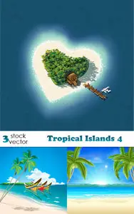 Vectors - Tropical Islands 4