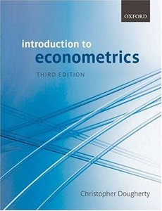 Introduction to Econometrics by Christopher Dougherty [repost]
