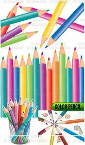 Stock Vector - Color Pencil
