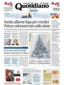 Quotidiano di Puglia Lecce - 28 Dicembre 2022