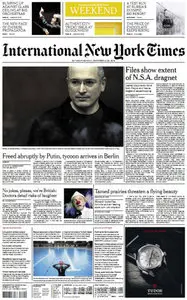 International New York Times Dezember 21 2013