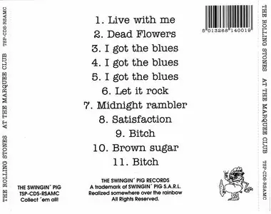 The Rolling Stones - At The Marquee Club (1990) {The Swingin' Pig} **[RE-UP]**