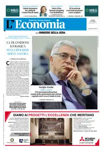 Corriere della Sera Economia - 25 Novembre 2024