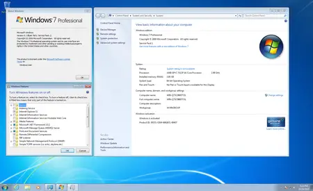 Windows 7 Professional SP1 Multilingual (x64) Preactivated October 2025
