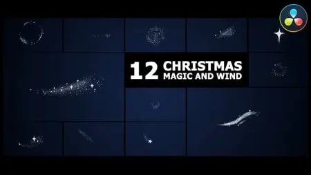Christmas Magic Stars | DaVinci Resolve 55761821