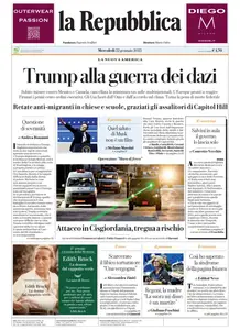 la Repubblica - 22 Gennaio 2025