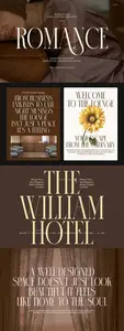 Romance Elegant Serif Font MW55BJZ