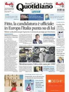 Quotidiano di Puglia Lecce - 31 Agosto 2024