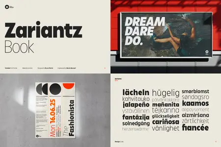 Zariantz Book Font