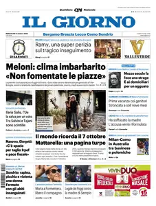 Il Giorno Como Lecco Sondrio - 8 Ottobre 2025